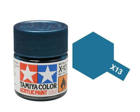 Tamiya 10ml Acrylic High Gloss Paint: X-1 to X-19