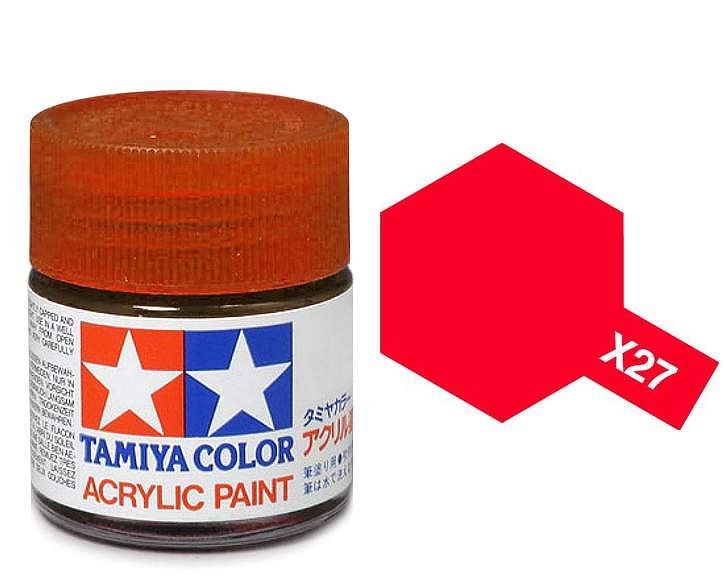 Tamiya Acrylic Model Paints: Semi Gloss Clear (X-35)